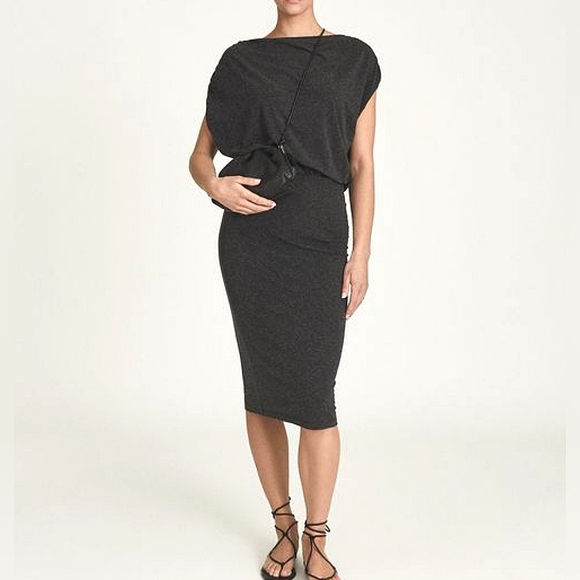 NWT REISS | Evelyn Drapey Jersey Dress - Picture 2 of 6